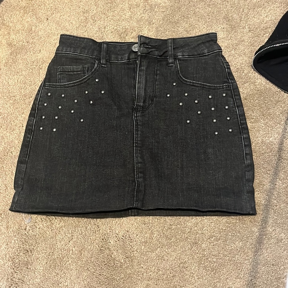 garage black skirt